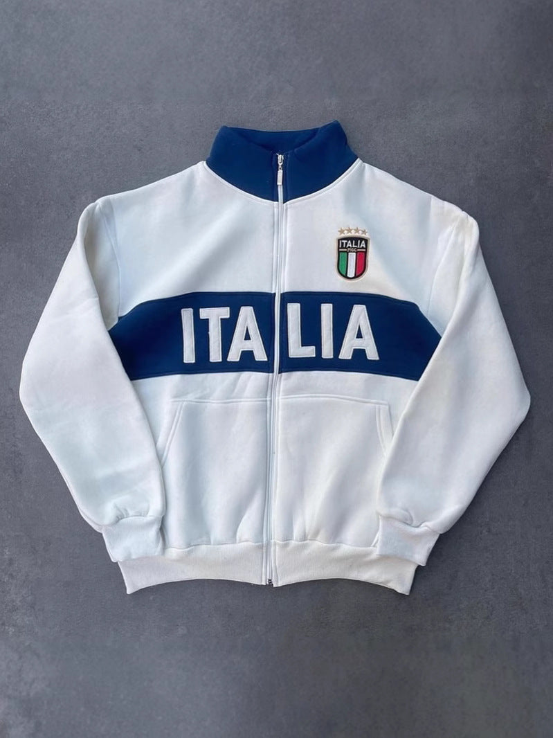 TRACK JACKET ITALIA WHITE