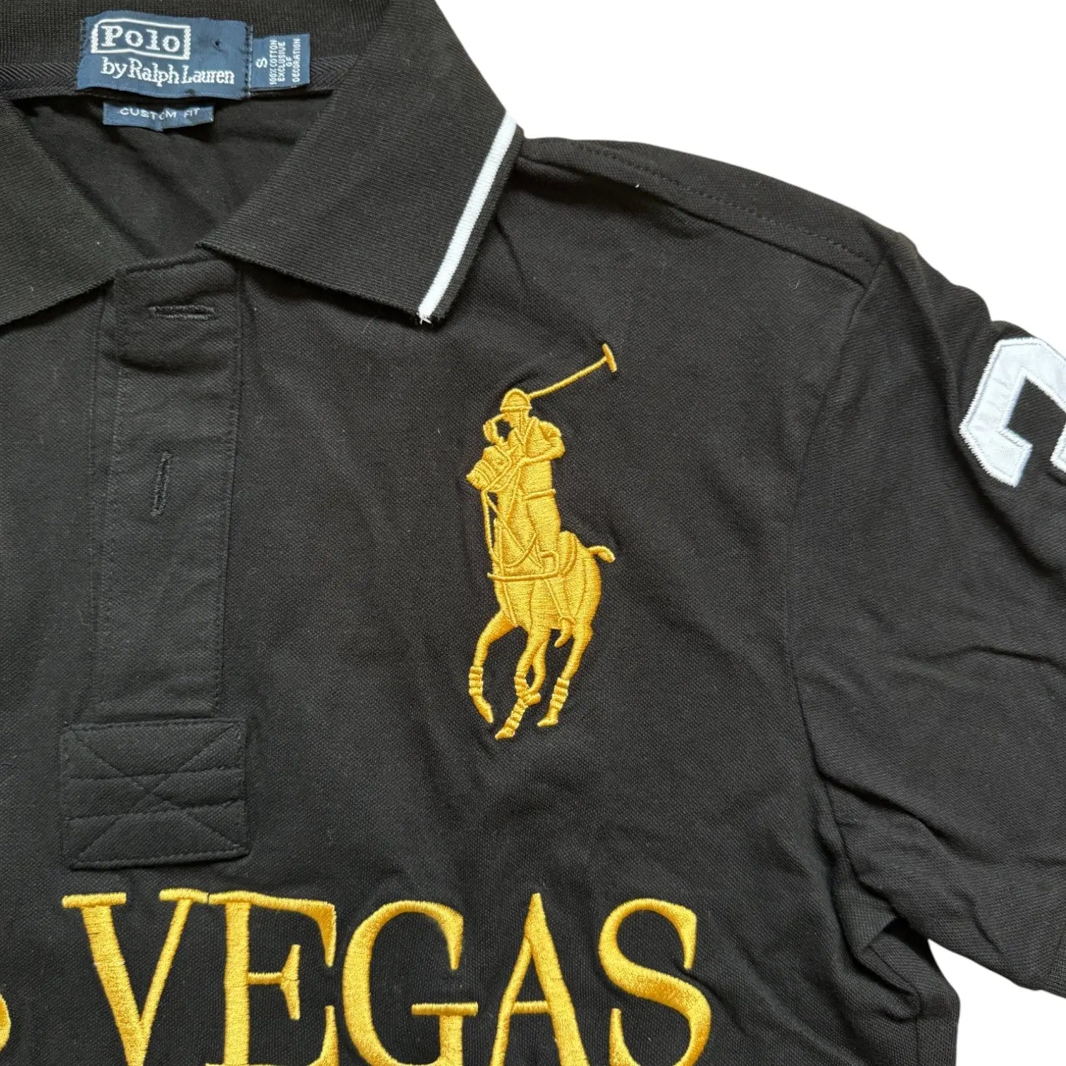 Chief Keef Polo Las Vegas Edition - Gold Big Pony Logo Ralph Lauren Detail