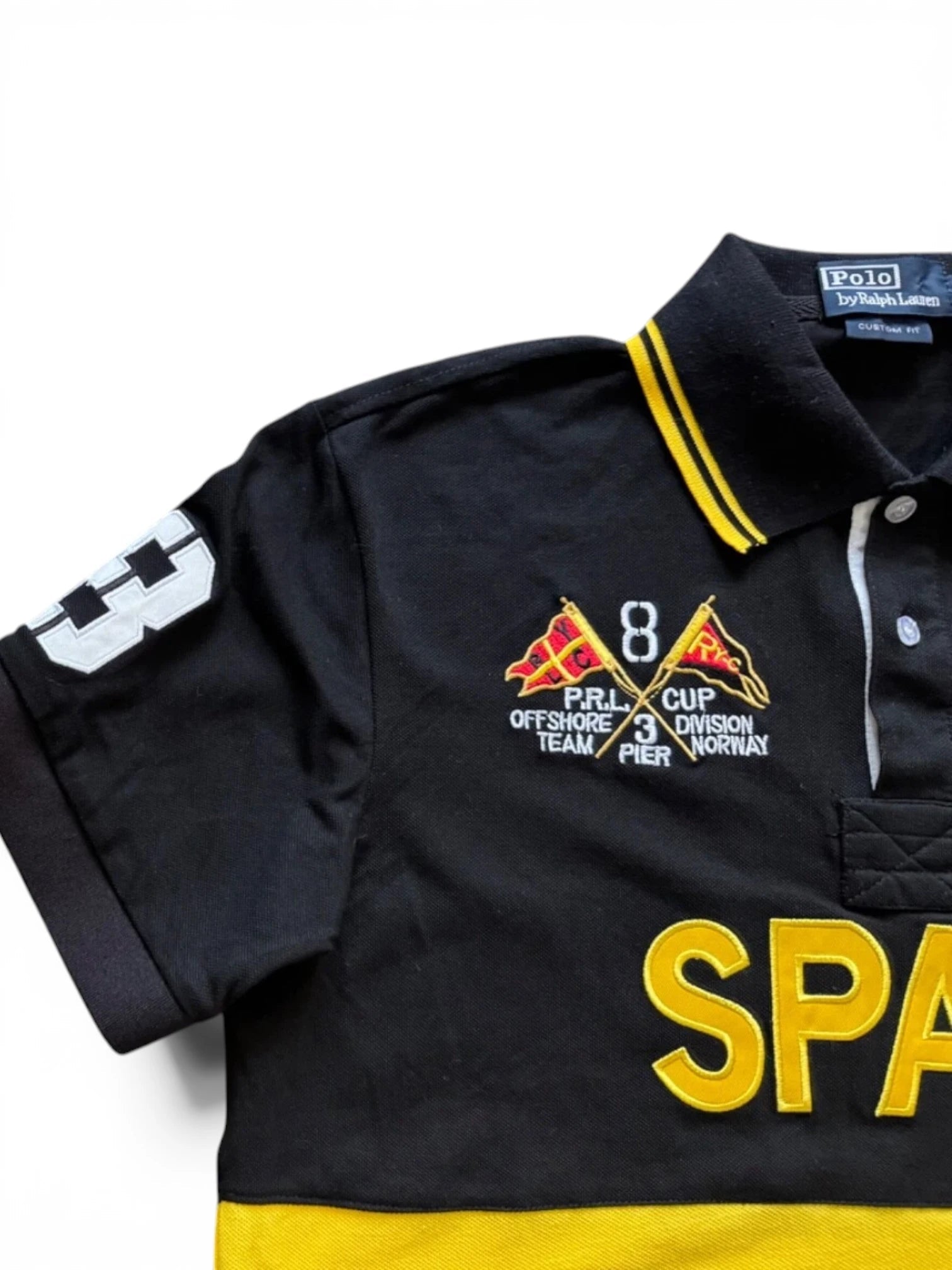 CHIEF KEEF POLO SPAIN EDITION YELLOW & BLACK MONCLUBS