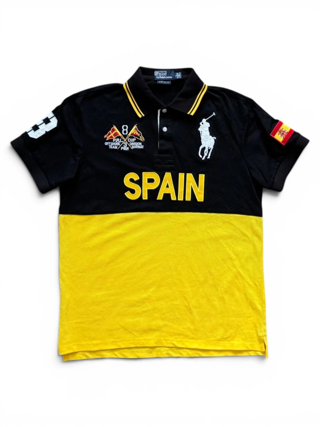 CHIEF KEEF POLO SPAIN EDITION YELLOW & BLACK MONCLUBS