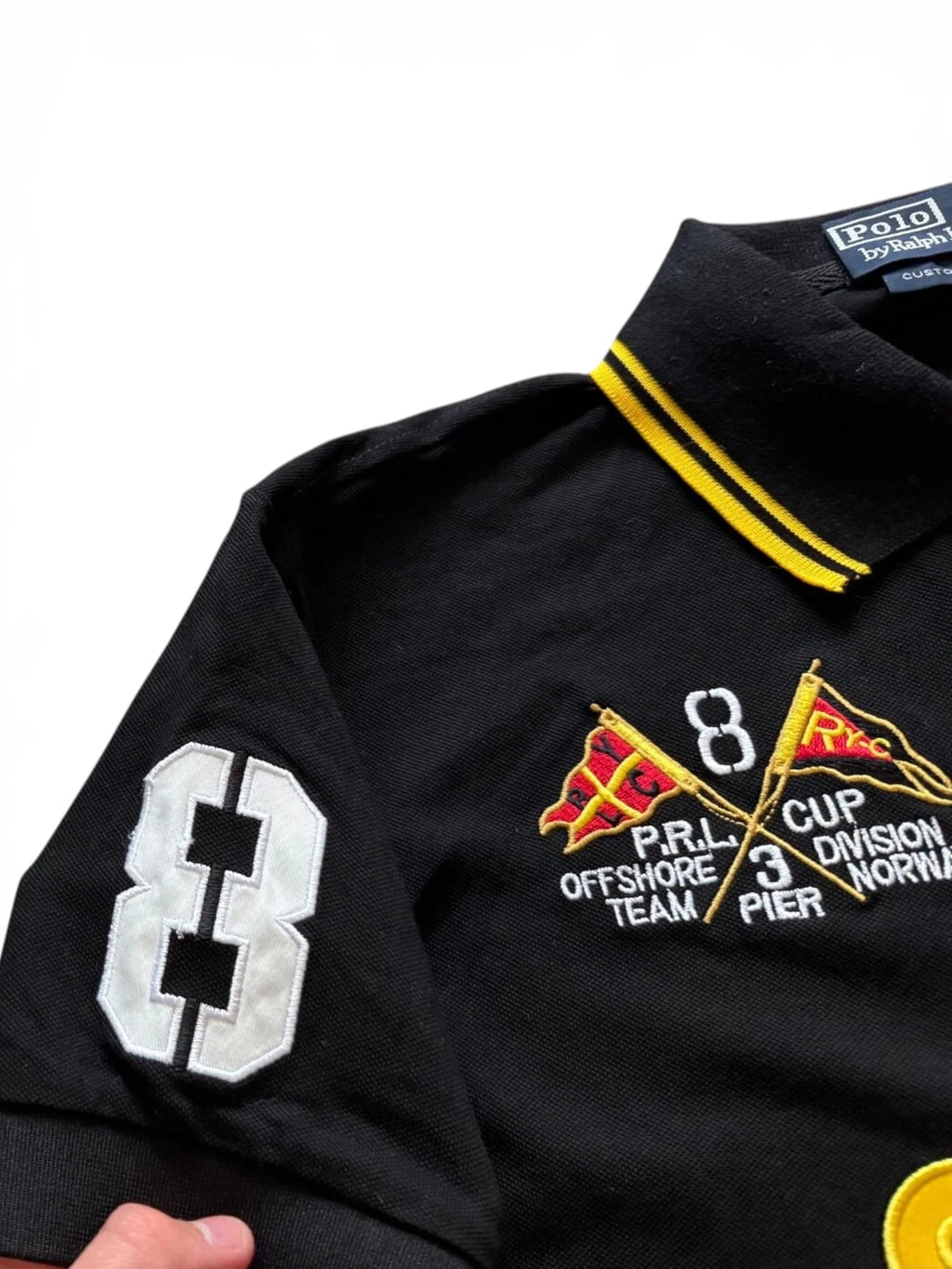 CHIEF KEEF POLO SPAIN EDITION YELLOW & BLACK MONCLUBS