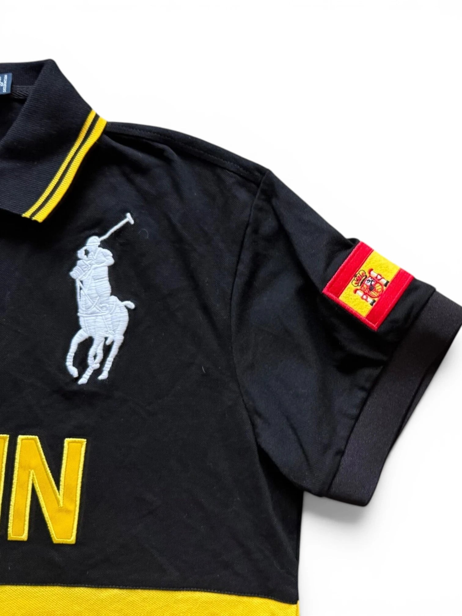 CHIEF KEEF POLO SPAIN EDITION YELLOW & BLACK MONCLUBS